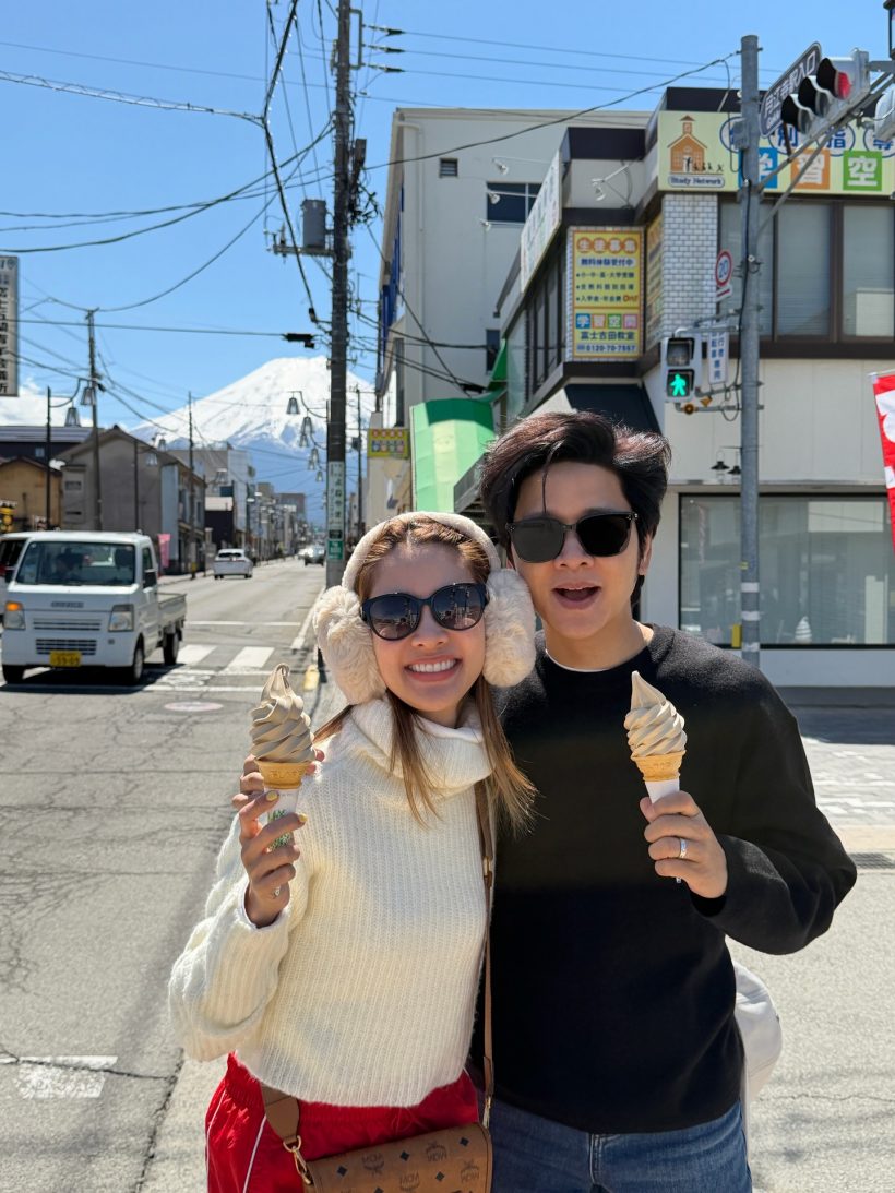 ลุ้นตัวโก่ง! ไบรท์-โต๋ เช็กอินญี่ปุ่นทริปนี้เบบี๋ต้องมาแล้วนะ!