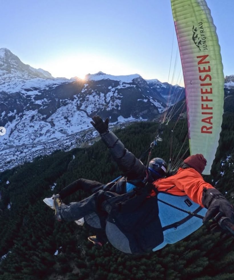 มดขึ้นฟ้า! นนกุลจัดหนักพาแอฟเล่นร่มร่อน หวานโลกหยุดหมุน