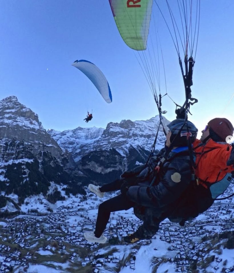 มดขึ้นฟ้า! นนกุลจัดหนักพาแอฟเล่นร่มร่อน หวานโลกหยุดหมุน