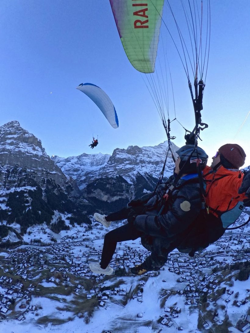 มดขึ้นฟ้า! นนกุลจัดหนักพาแอฟเล่นร่มร่อน หวานโลกหยุดหมุน