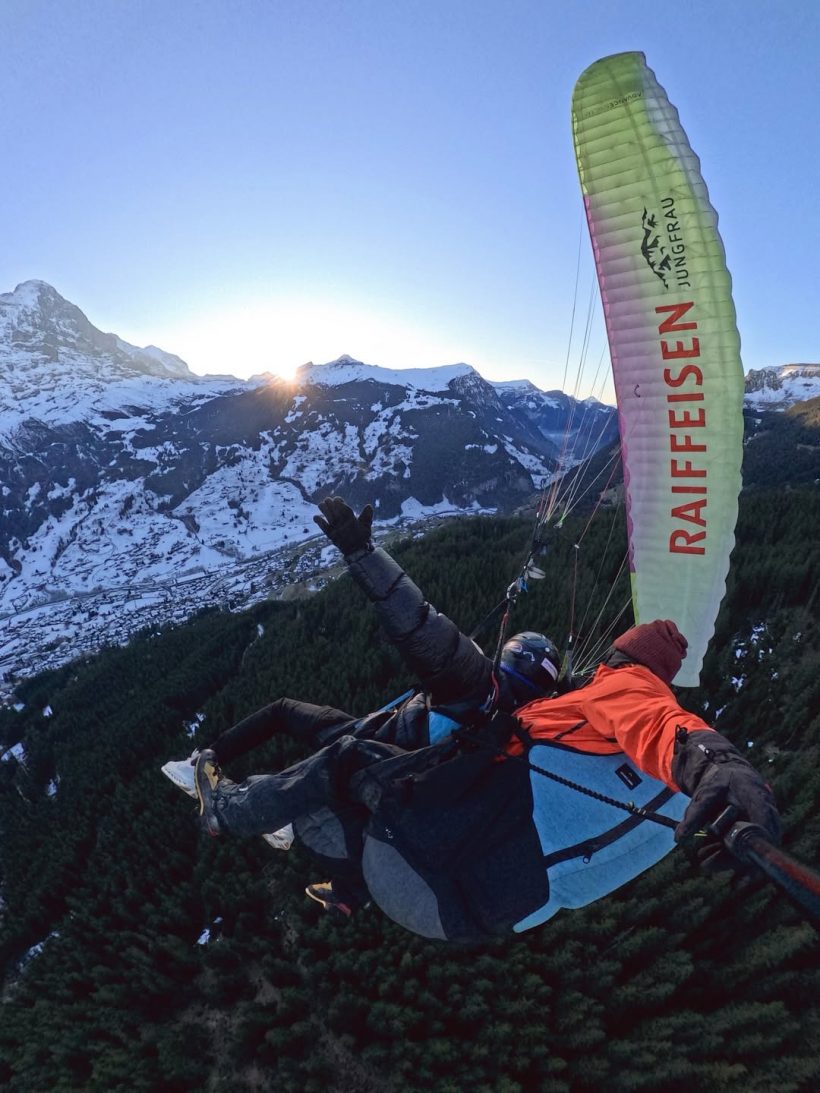 มดขึ้นฟ้า! นนกุลจัดหนักพาแอฟเล่นร่มร่อน หวานโลกหยุดหมุน