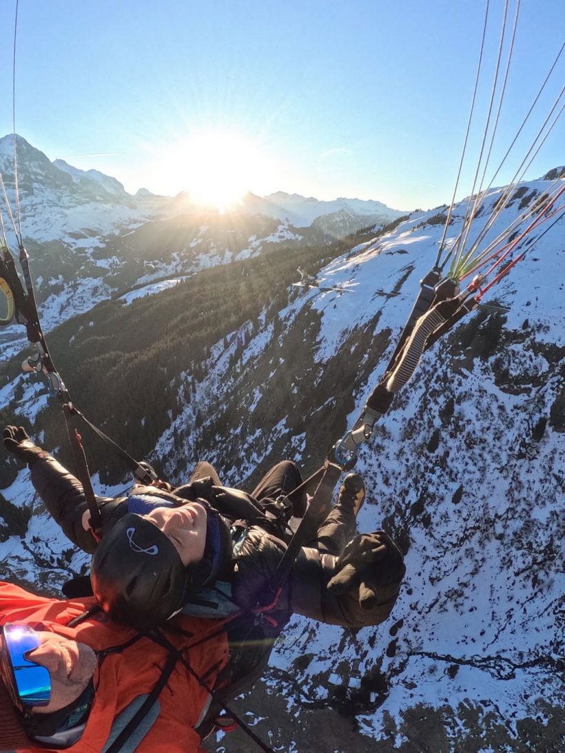 มดขึ้นฟ้า! นนกุลจัดหนักพาแอฟเล่นร่มร่อน หวานโลกหยุดหมุน