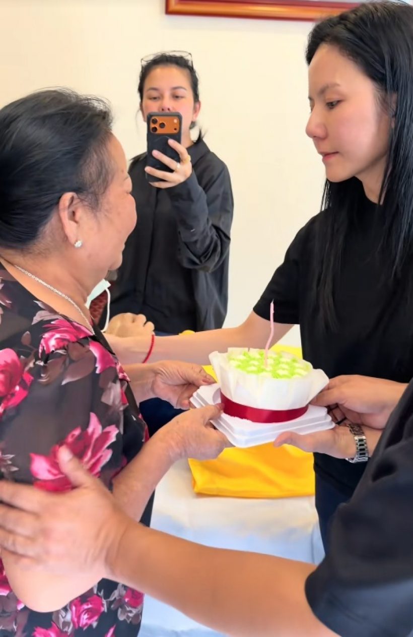 จ๊ะ นงผณี ขอเคลียร์ ดราม่ายกเค้กอวยพรคุณแม่ กลางงานพ่อ