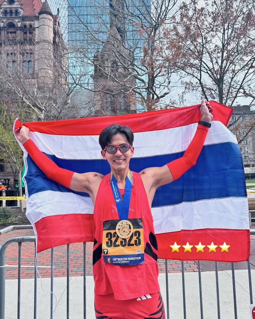 เต้ย พงศกร ผงาดคว้าชัยบอสตันมาราธอน ในเวลาสุดจึ้ง