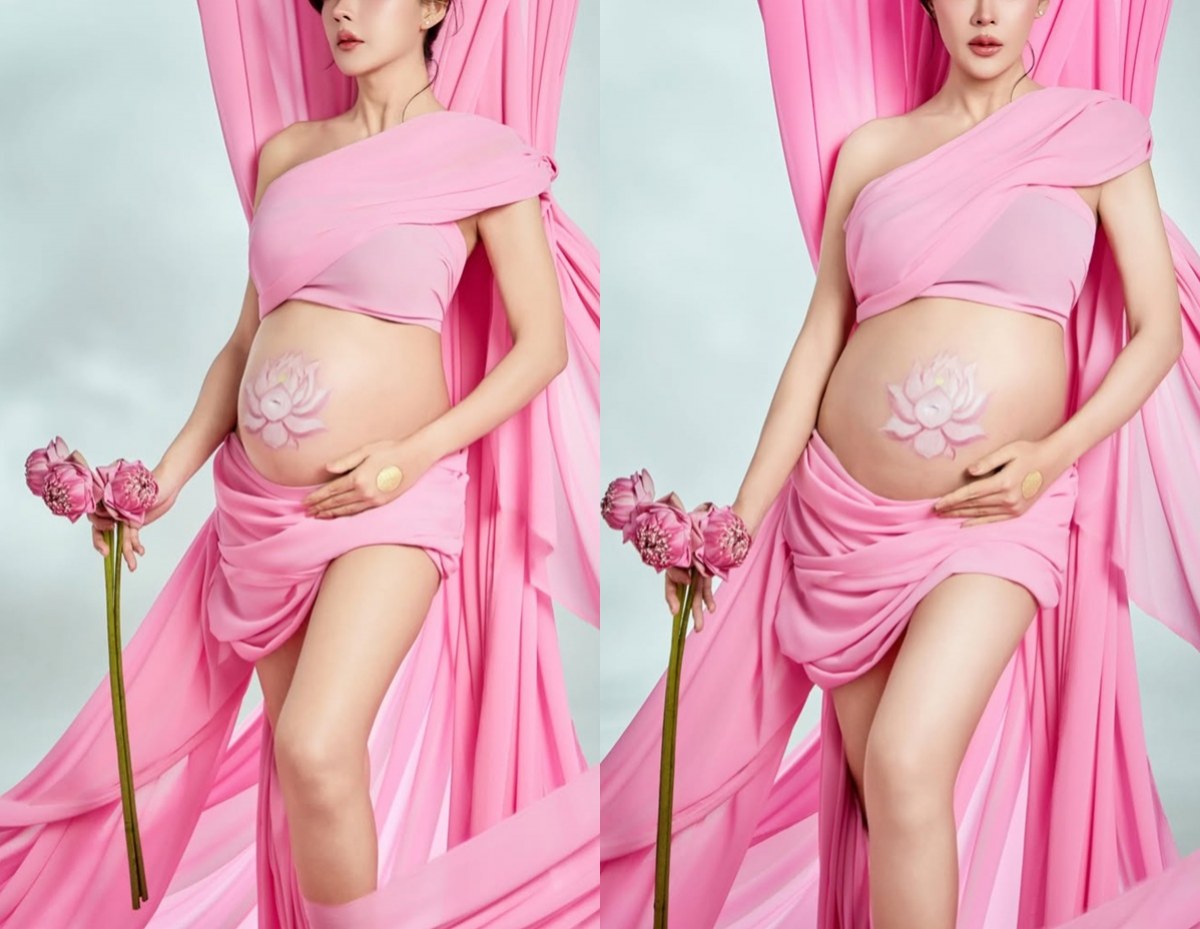 ดาราสาวดัง ออร่าคุณแม่พุ่ง นับถอยหลังวันคลอดลูกสาว