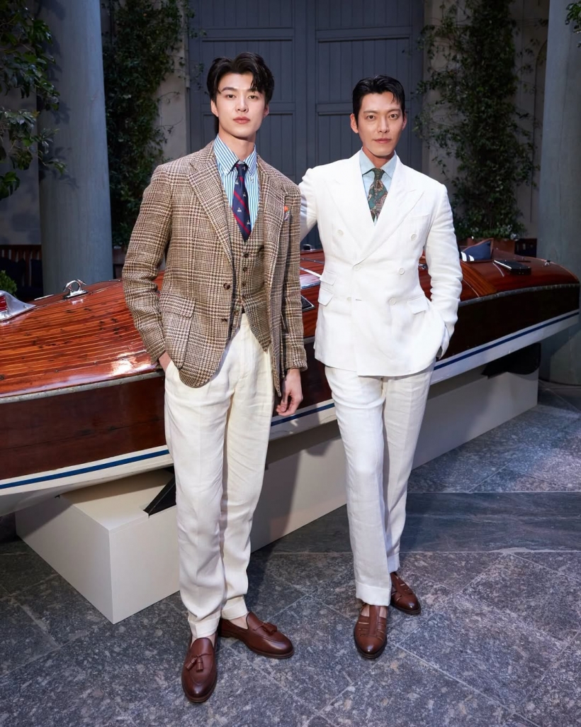 เฟรมทองคำ! พระเอกไทยกระทบไหล่คิมอูบิน หล่อคูณสอง