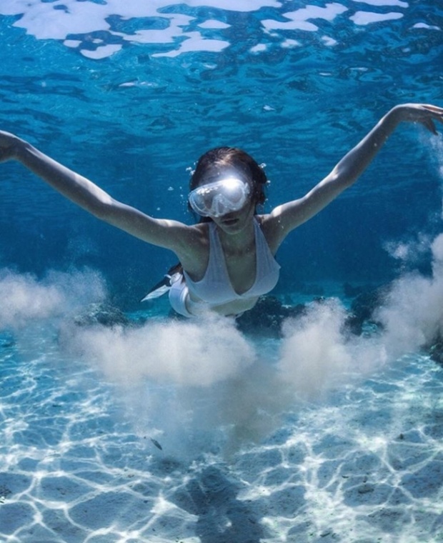 โดนเลย! เกรซ กาญจน์เกล้า อวดภาพสวยใต้น้ำ แต่กลับโดนติงแรง ทำแบบนี้ไม่ดี!?