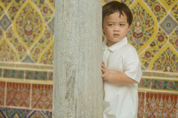 แม่ชมพูดถึงความอวบน้องพายุ กินหนักมาก กินทุกอย่าง ต้องใส่เสื้อเด็ก8ขวบ