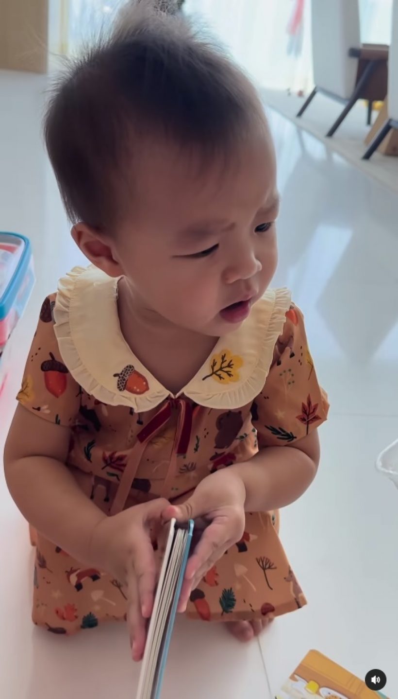   ดูรีแอค น้องมาริน ลูกแม่มิวได้กลิ่นทุเรียนโอ๊ยน่ารักจนใจเจ็บ