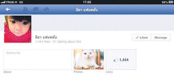 แฟนเพจลูกดารา ‘พ่อแม่ดัง ลูกก็ดัง’