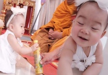 กุ๊บกิ๊บ สอนลูกดีเวอร์ หลังพาน้องเป่าเปา ทำบุญขึ้นบ้านใหม่ เผยถึงศาสนาแบบนี้