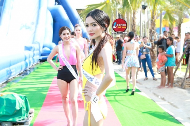  น้ำเพชร สวยสู้แดดแหกกระเจิง เป็นเทรนเนอร์ Miss uncensored news Thailand 2015 