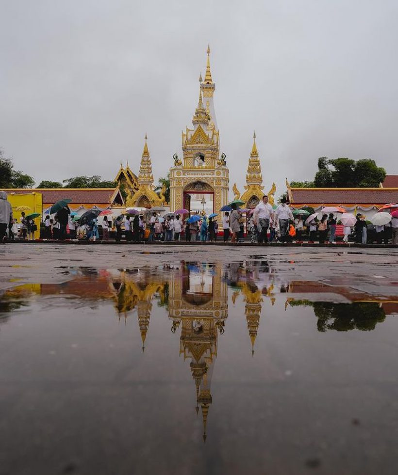 นุ่น วรนุช ร่วมพิธีพุทธาภิเษกเหรียญกับหลวงปู่ศิลา เผยรูปในงานทำเอาขนลุก