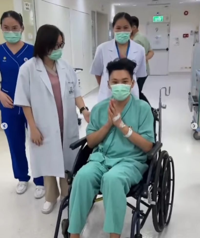 เปิดภาพ ตั้ม วราวุธ ขณะแอดมิท พร้อมอัปเดตอาการล่าสุด