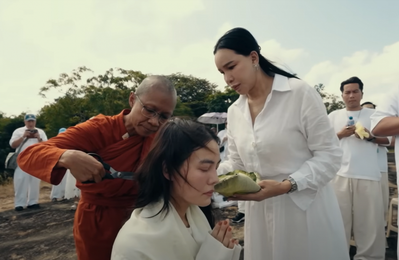 อนุโมทนาบุญ เจนี่ เข้าพิธีปลงผมบวชสามเณรีที่ศรีลังกา