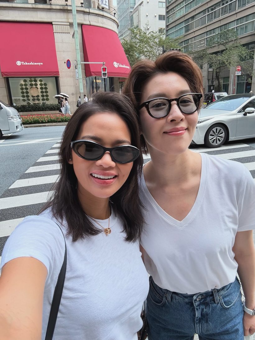 ญี่ปุ่นว๊านหวาน เชียร์ ควงสาวคนสนิทเที่ยว ปารูปคู่สุดมุ้งมิ้ง