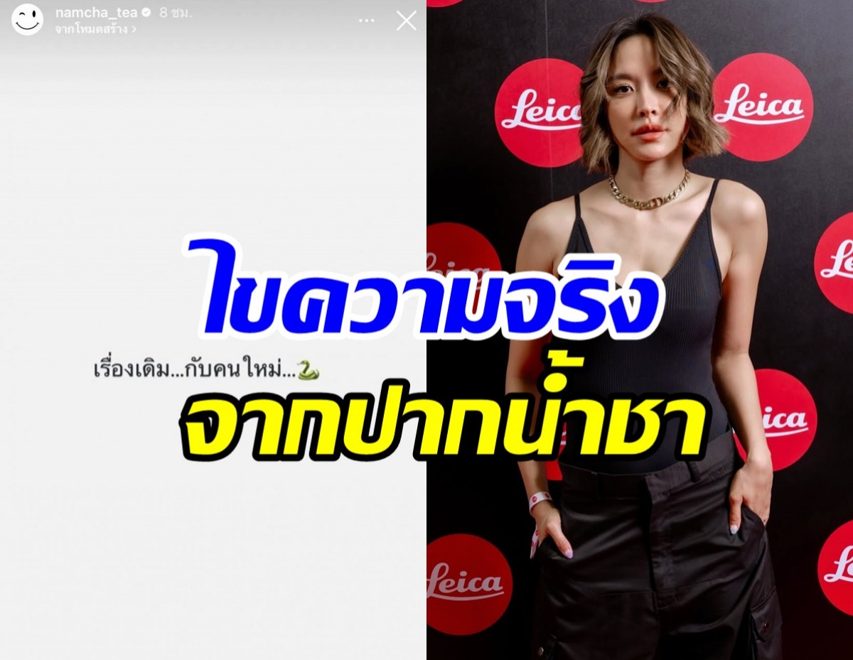 สตอรี่งูหมายถึงอะไร!? น้ำชา ชีรณัฐ ตอบชัดแล้ว
