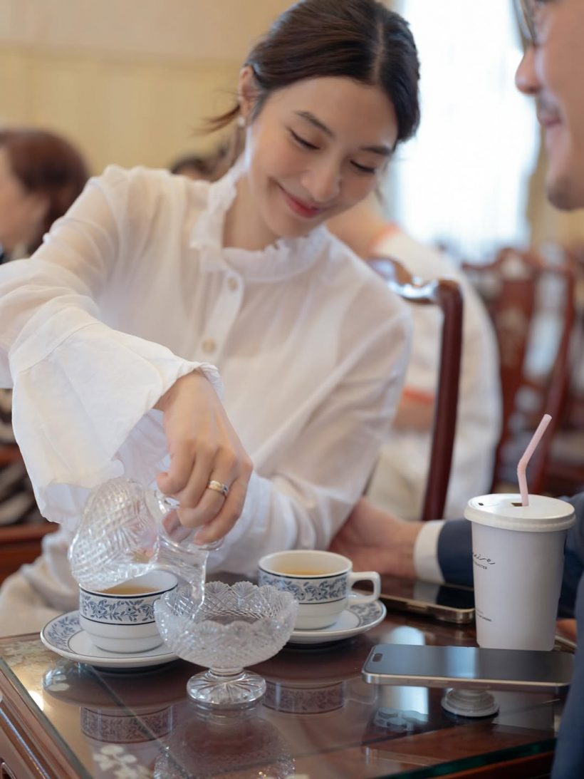 ส่องลุค มิว นิษฐา ใส่ไปทำบุญวันเกิด สมเป็นสะใภ้หมื่นล้าน