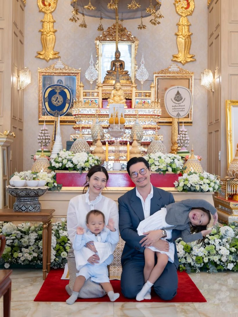ส่องลุค มิว นิษฐา ใส่ไปทำบุญวันเกิด สมเป็นสะใภ้หมื่นล้าน