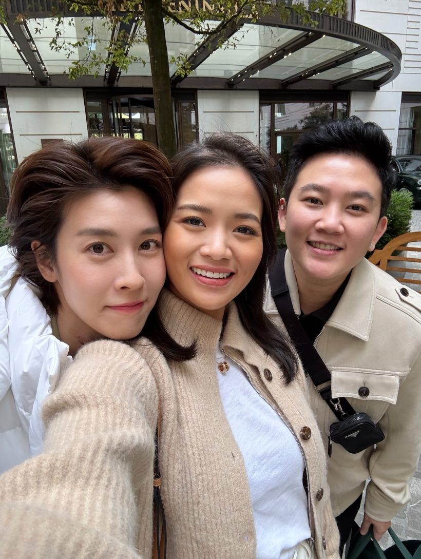 งู้ยย...เชียร์ ฑิฆัมพร ควงหวานใจ สวีตไกลถึงลอนดอน!