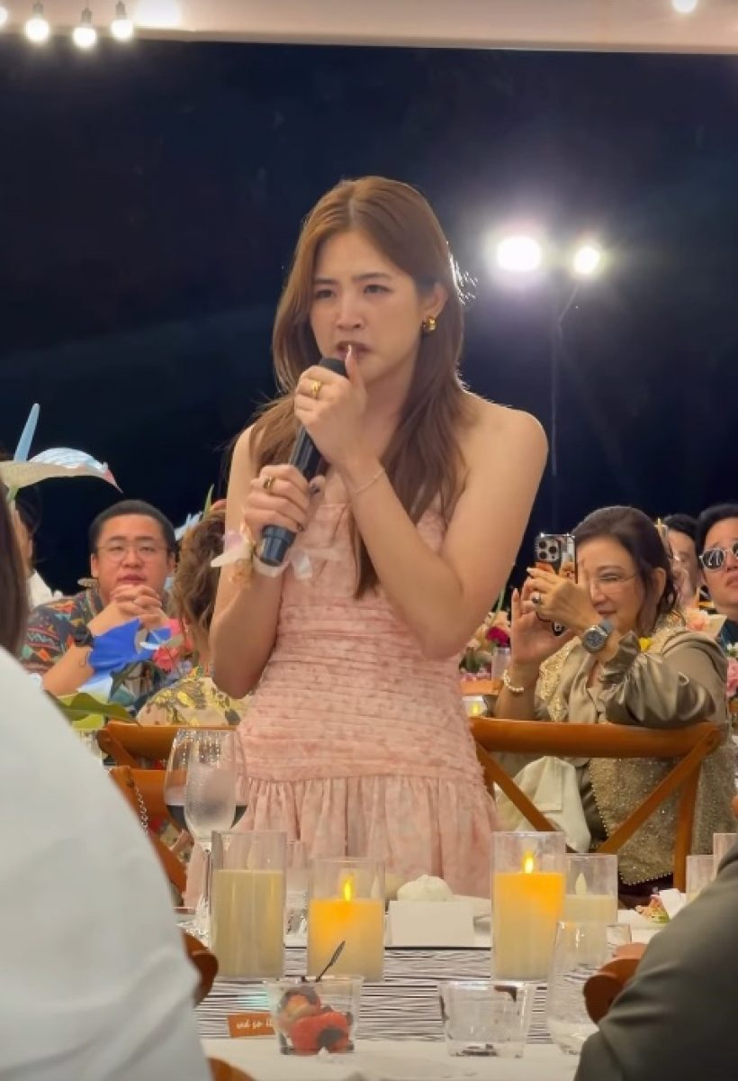 ปลอบทั้งงาน! มายด์ ลภัสลัล ปล่อยโฮหนัก หลังฟัง Speech มีน