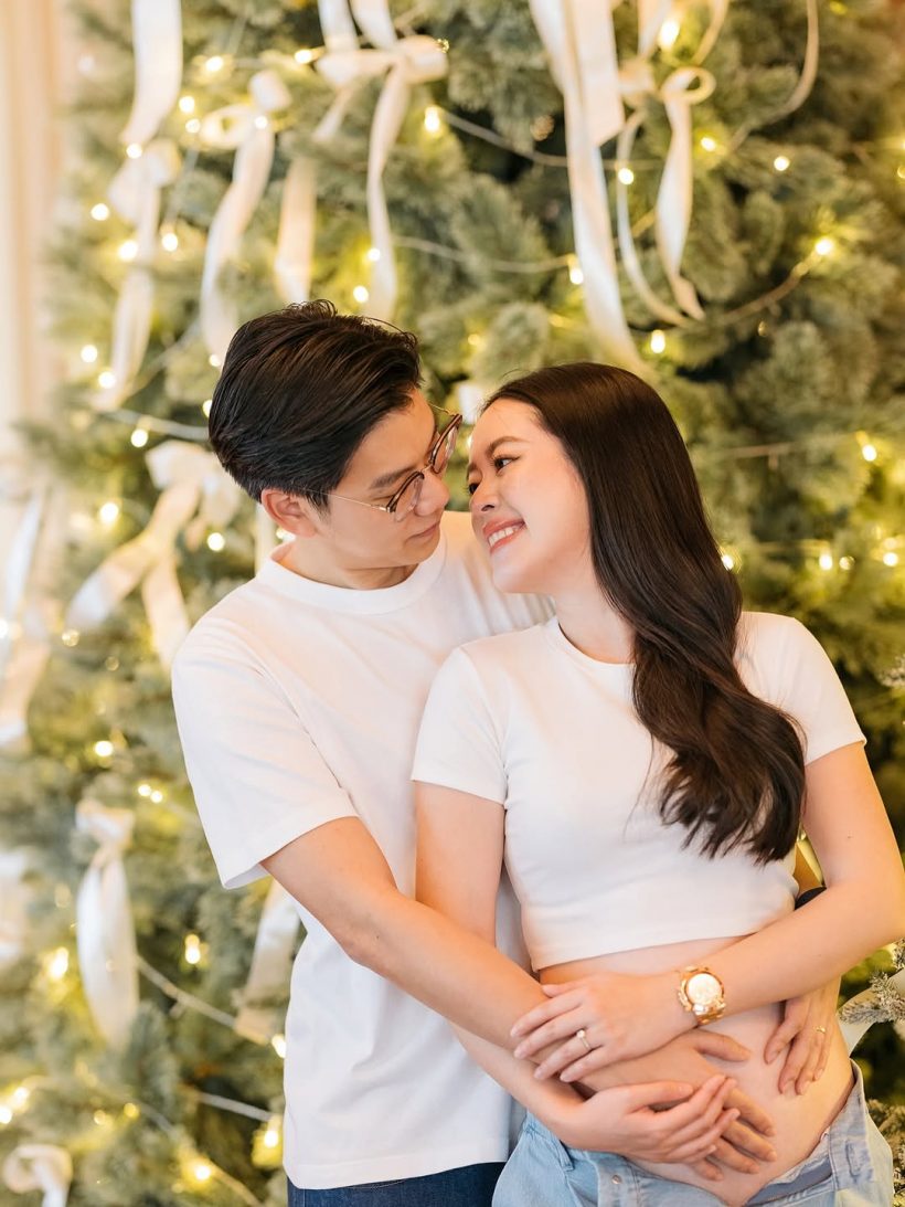 ไฮโซสาวหมื่นล้าน ได้ของขวัญจากซานต้า คือลูกชายคนแรก