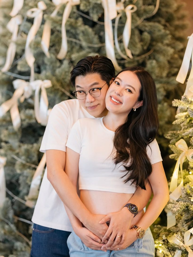 ไฮโซสาวหมื่นล้าน ได้ของขวัญจากซานต้า คือลูกชายคนแรก