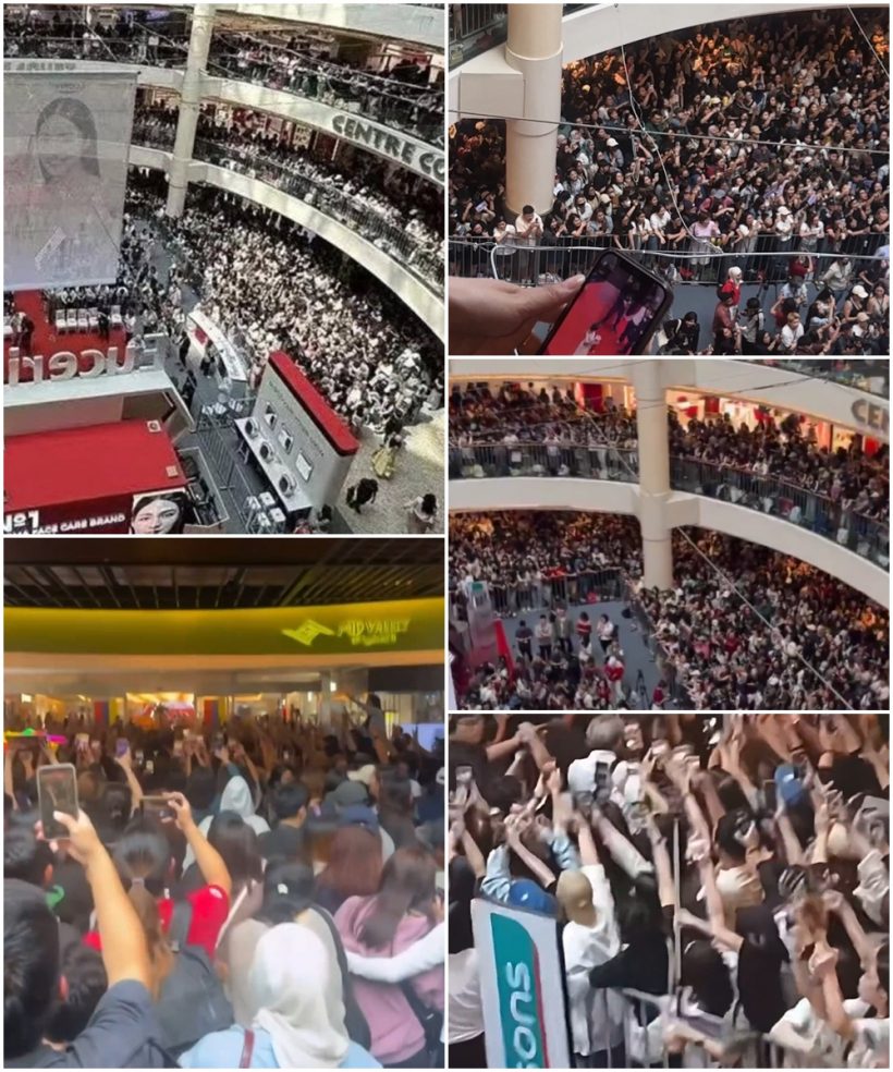 ดาราสาวไทยปังสร้างเรื่อง โผล่อีเวนท์ที่มาเล ทำห้างเเตก!