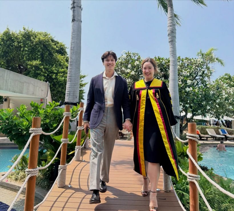 เก่งมาก! ลูกดาราดัง รับวุฒิบัตร อนุสาขาอายุรศาสตร์โรคหัวใจ