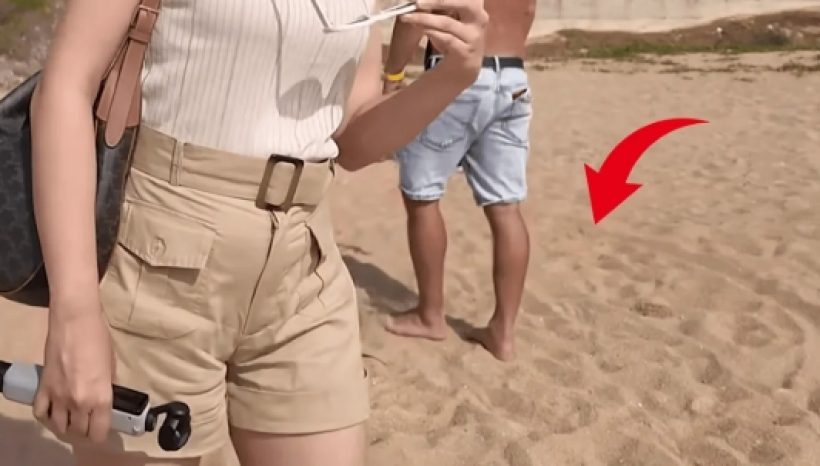 เกินไป? ดาราสาวเหวอแดก! เจอฝรั่งไล่พ้นหาดภูเก็ต!