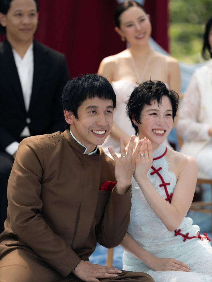 พร้อมมีเบบี๋แล้ว! ลุ้นเธอคนนี้ อุ้มท้อง ในงานเลี้ยงวิวาห์ปลายปี