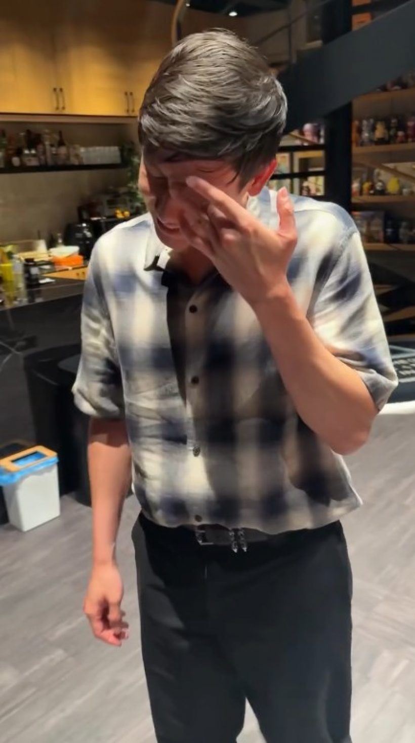 พายน้ำตาซึม! มายด์เซอร์ไพรส์แรง นึกว่าแกล้งที่ไหนได้ท้องจริง