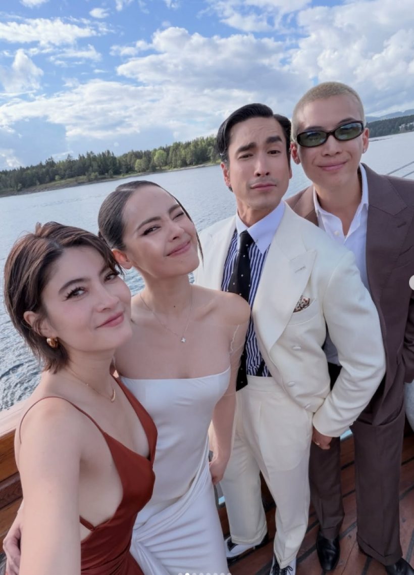 เปิดภาพลับฉลองแต่ง ณเดชน์ญาญ่า ช็อตนี้ทำคนทั้งเรือกรี๊ดสนั่น!