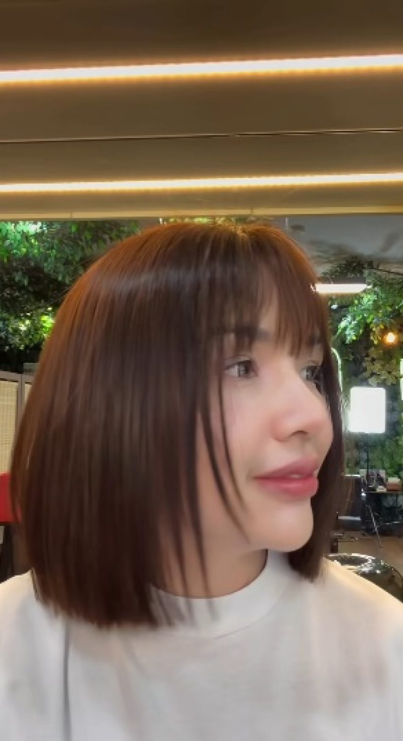 ดาราสาวดัง ตัดผมสั้นจริง!! แต่หลายคนบอก ผมยาวดีกว่า