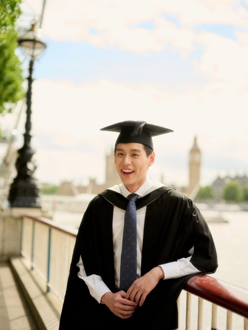 หล่อโปรไฟล์หรู! พระเอกฮอต คว้าปริญญาโท มหาลัยระดับโลก