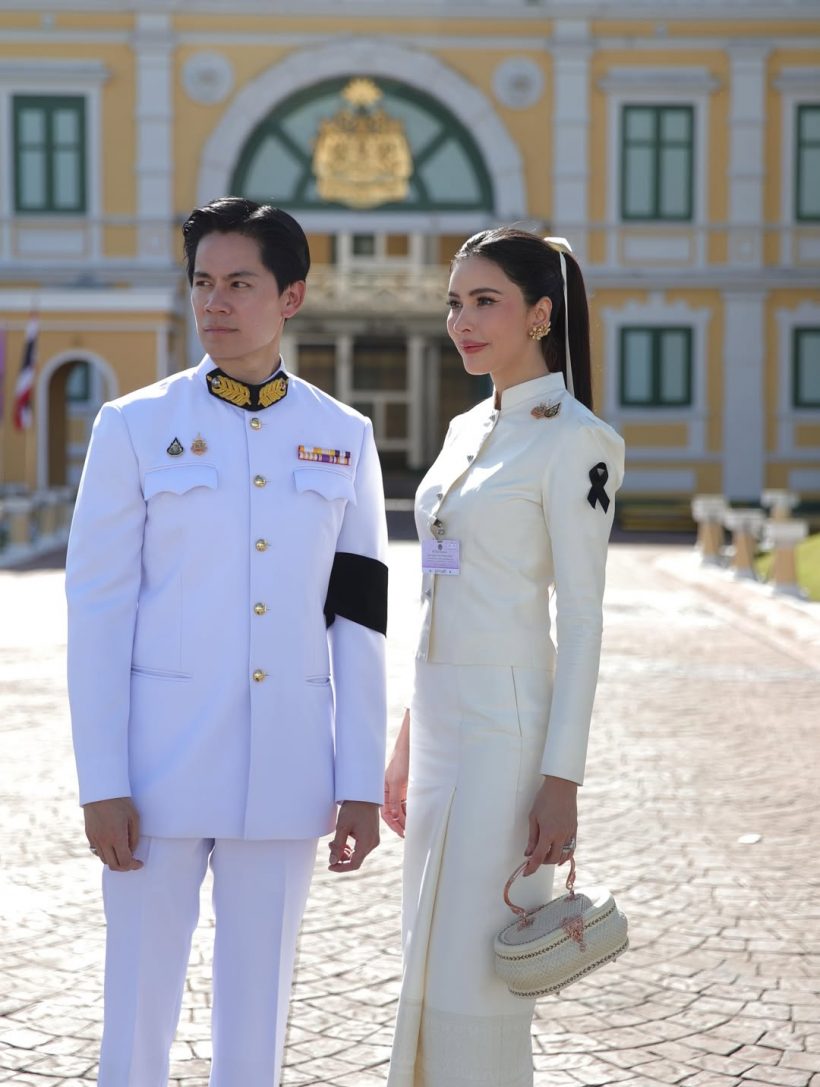 นางเอกดังควงสามีทำบุญใหญ่ ออร่าจับดูก็รู้ว่ามาจากตระกูลผู้ดี