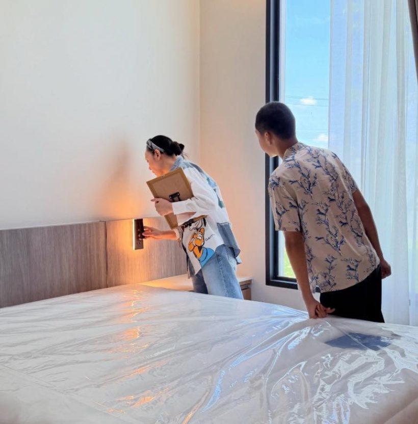 ทายาทหมื่นล้าน น้องข้าวหอม สลัดลุคคุณหนู ลุยตรวจบ้านใหม่