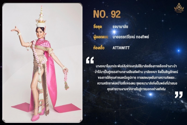 เปิด 15 ชุดประจำชาติ ผ่านเข้ารอบ ลุ้น!ชุดไหนจะได้ไปเฉิดฉายบนเวทีMU2020