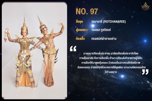 เปิด 15 ชุดประจำชาติ ผ่านเข้ารอบ ลุ้น!ชุดไหนจะได้ไปเฉิดฉายบนเวทีMU2020