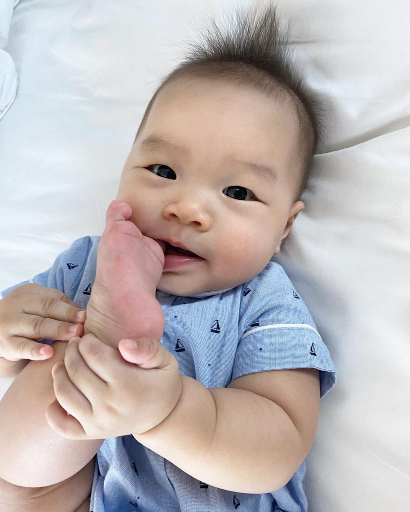  เอ็นดูน้องมาริน ลูกสาวมิว-เซนต์ ทำสิ่งนี้ถูกทักสนั่นจะมีน้องอีกคน?