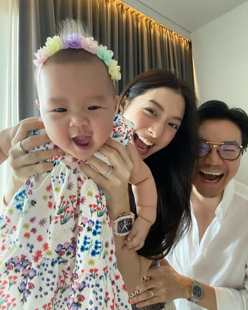  เอ็นดูน้องมาริน ลูกสาวมิว-เซนต์ ทำสิ่งนี้ถูกทักสนั่นจะมีน้องอีกคน?