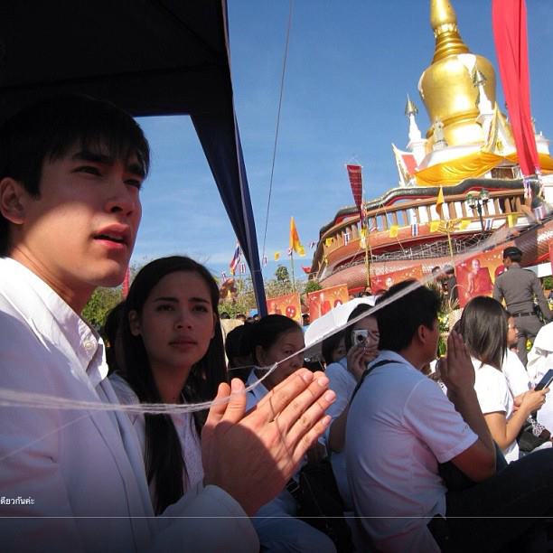 ณเดชน์ - ญาญ่า ทำบุญที่ ขอนแก่น