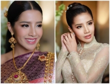 ให้กี่คะเเนน ใบเตย สุธีวัน ในลุคชุดไทย สวยสะพรั่งออร่าเจ้าสาว 