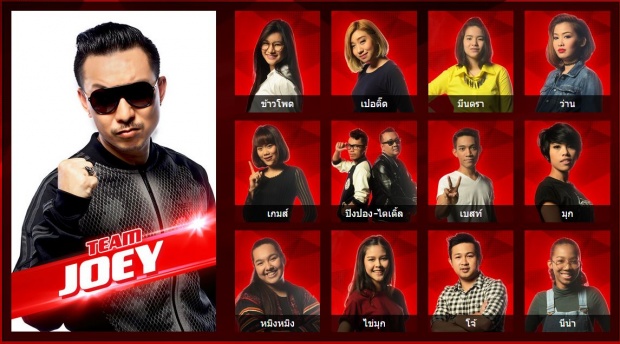 ลูกทีม ของ 4 โค้ช The voice มีใครกันบ้าง?