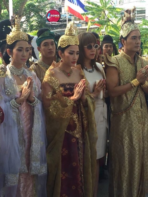 สดๆร้อน ซุปตาร์อั้ม ในวันบวงสรวงละครฟอร์มยักย์ เพลิงพระนาง