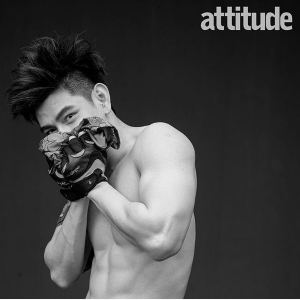  แซ่บ!!เอี๊ยง สิทธา ขึ้นปก Attitude ก่อนเข้ากรมรับใช้ชาติ