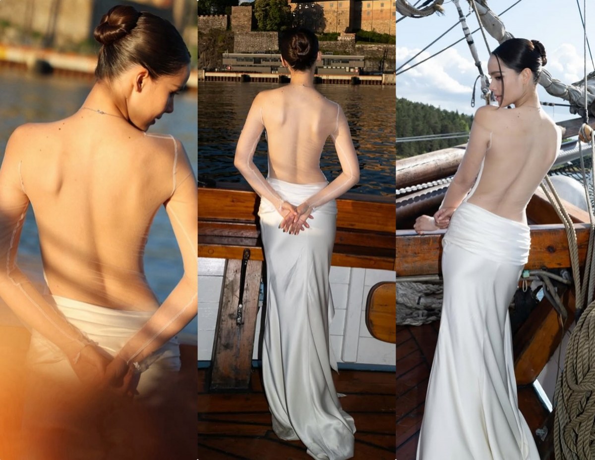 ลูกรักพระเจ้าของเเท้ ญาญ่า เป็นเจ้าของเเผ่นหลังสวยไร้ที่ติ
