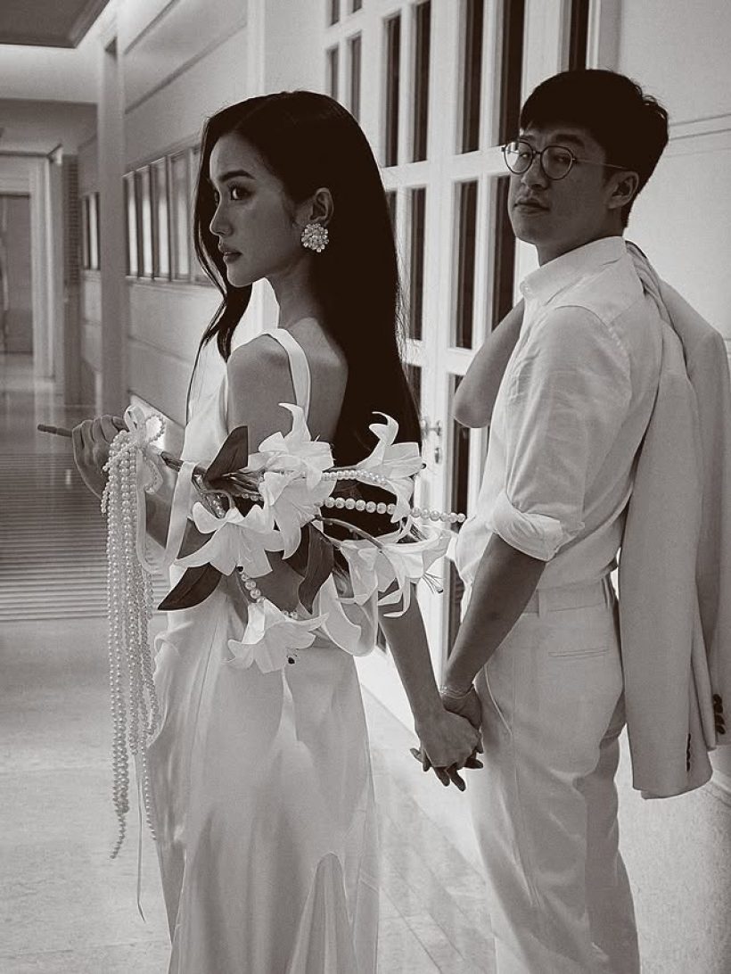 ส่อง นางเอกดังควงลูกชายเนวิน ถ่ายพรีเวดดิ้งหวานฉ่ำ!
