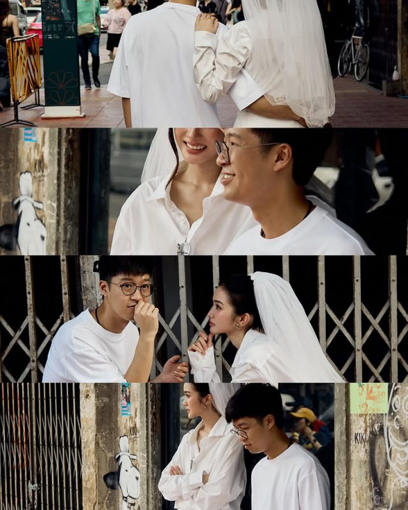 ส่อง นางเอกดังควงลูกชายเนวิน ถ่ายพรีเวดดิ้งหวานฉ่ำ!