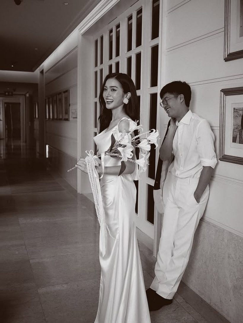 ส่อง นางเอกดังควงลูกชายเนวิน ถ่ายพรีเวดดิ้งหวานฉ่ำ!